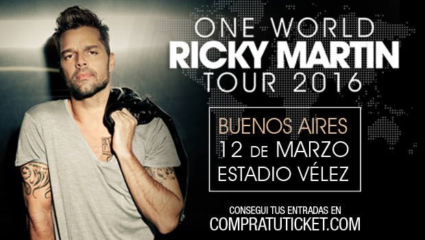 Por entradas agotadas, NUEVA FUNCIÓN de RICKY MARTIN en #BuenosAires