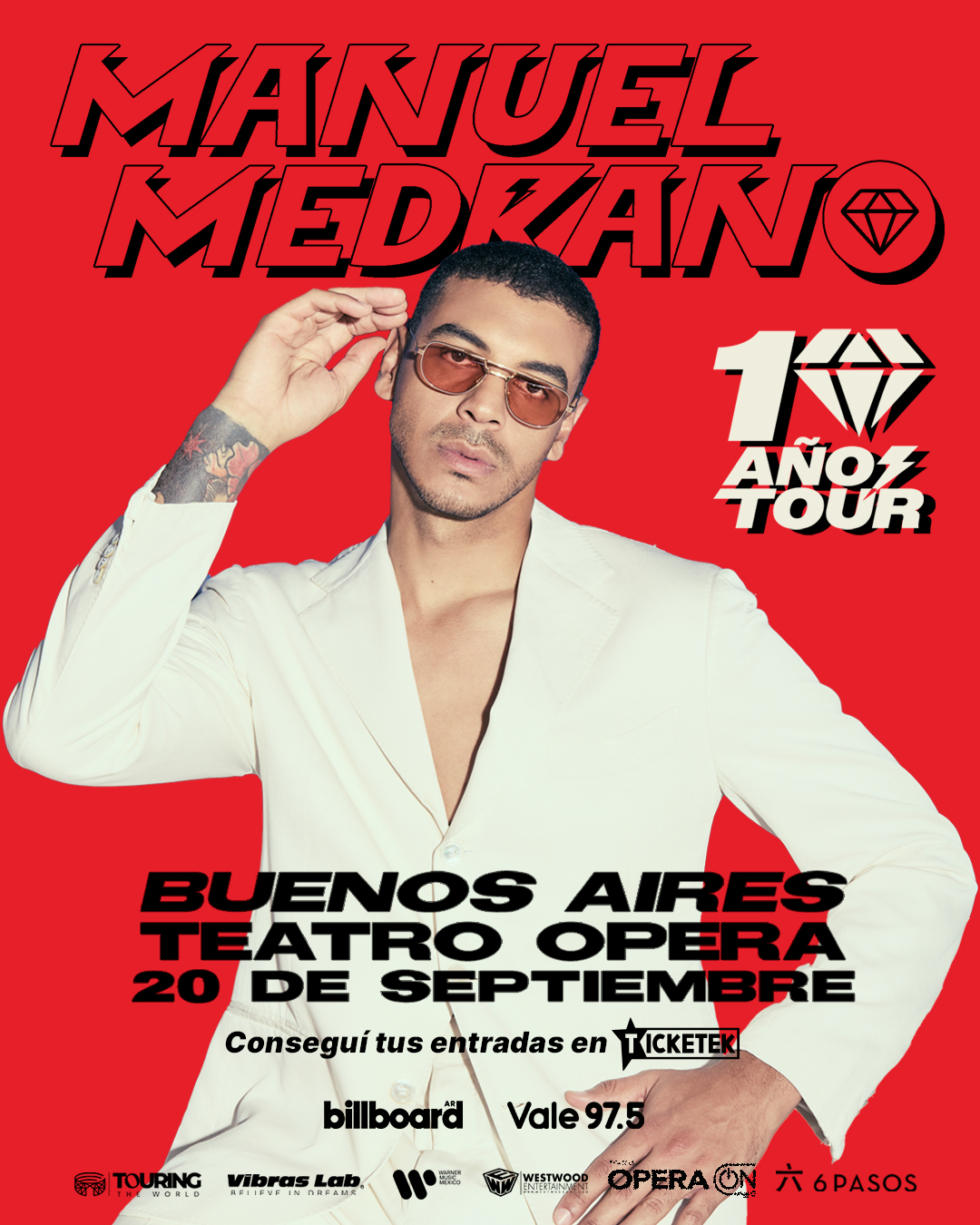MANUEL MEDRANO: 10 AÑOS TOUR