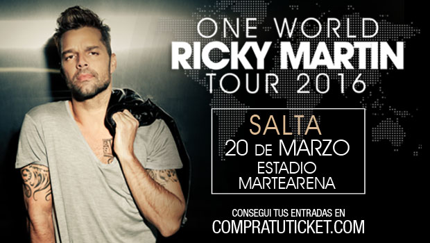 Ricky Martin #OneWorldTour #Salta